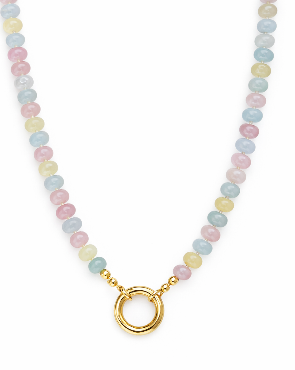 Cotton Candy Clasp Necklace