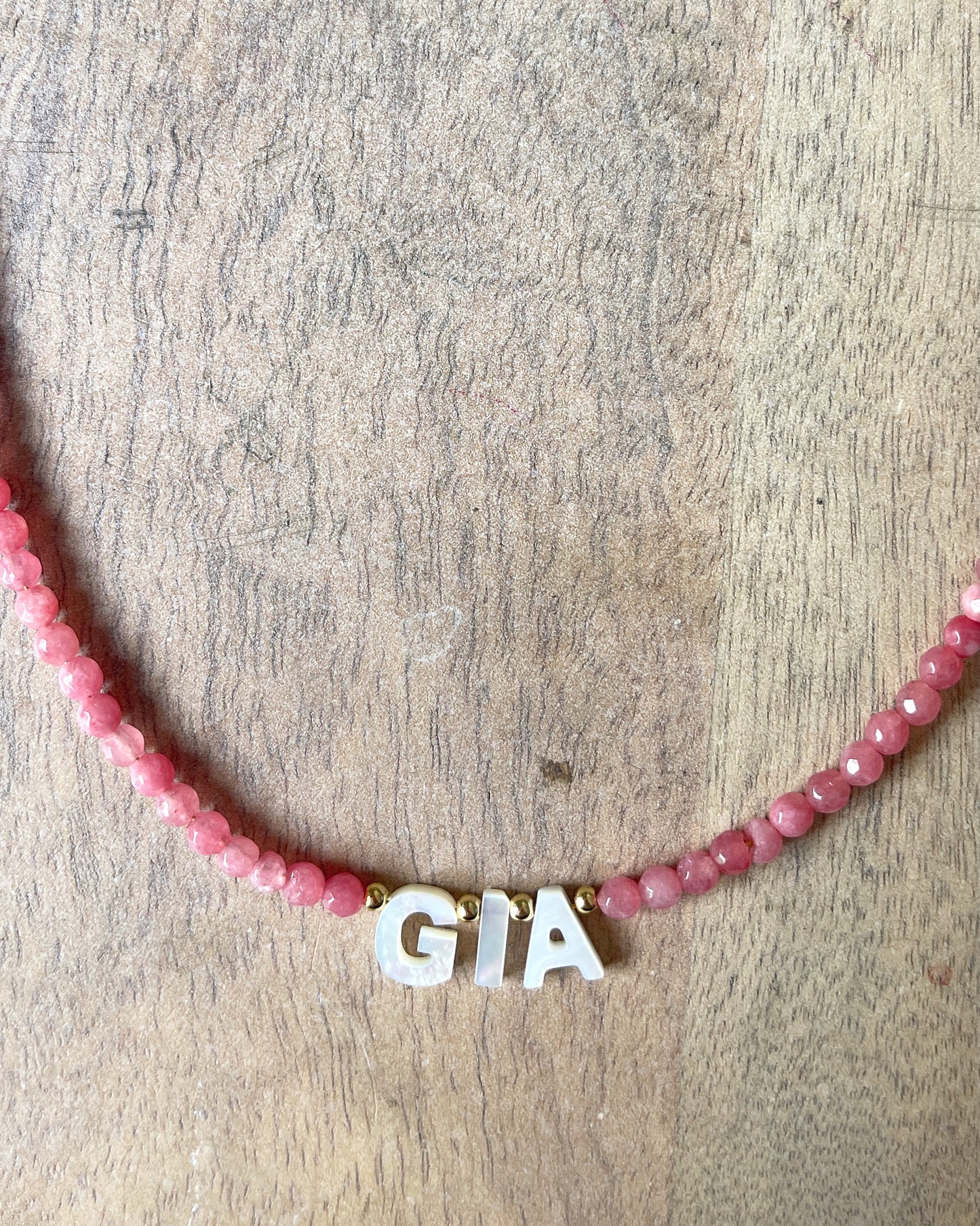 Rosé Name Necklace