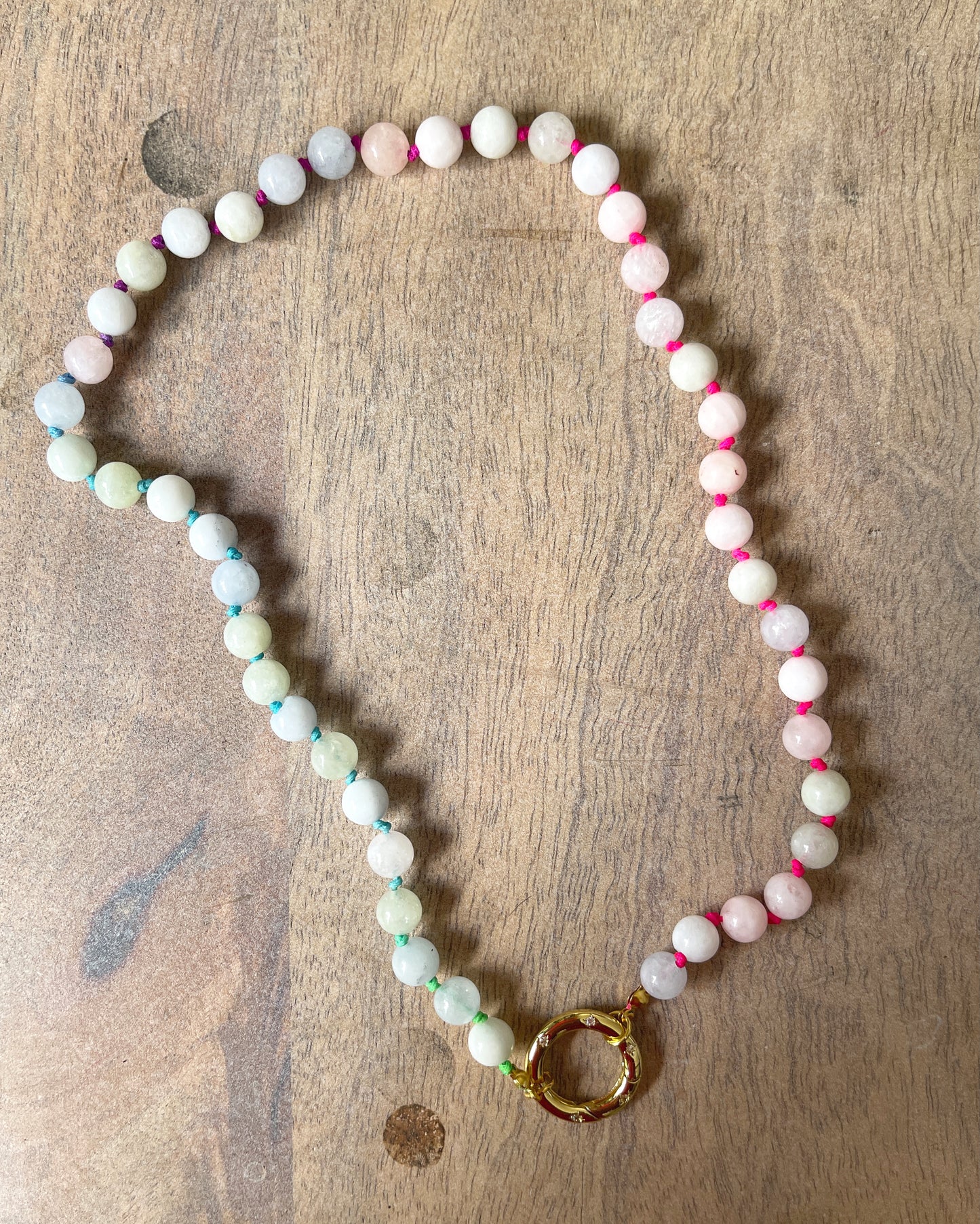 Azure Harvest Clasp Necklace