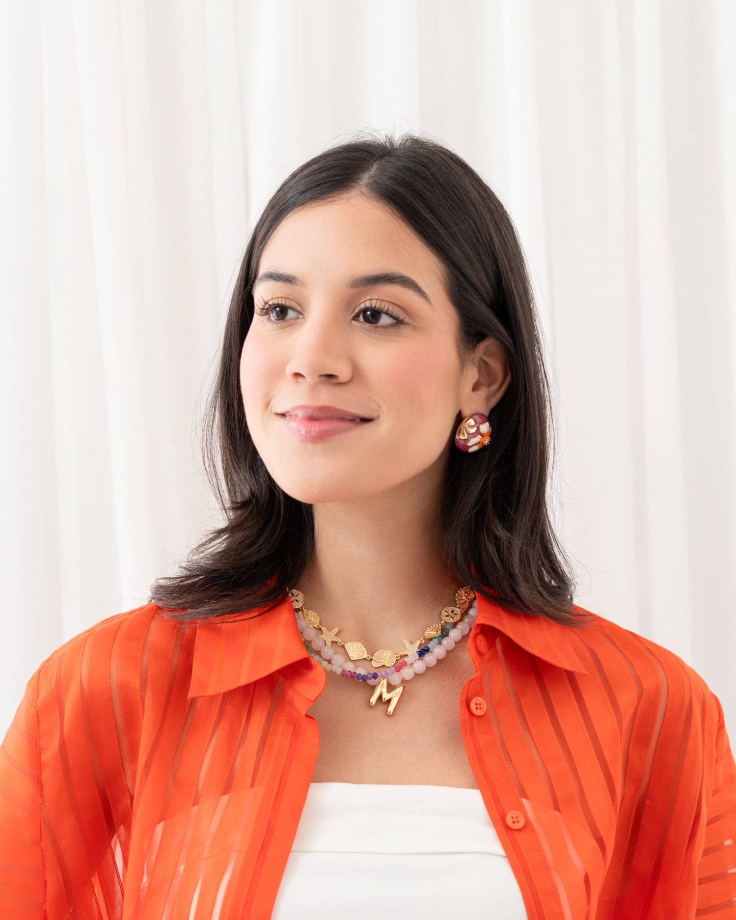 Grace Fucsia Earrings
