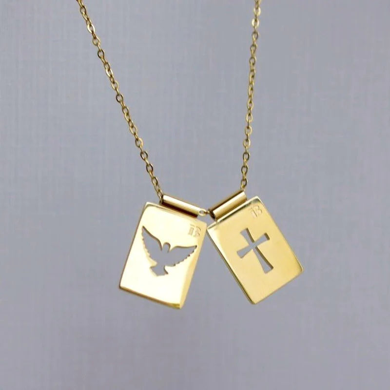 Scapular - Holy Spirit & Cross