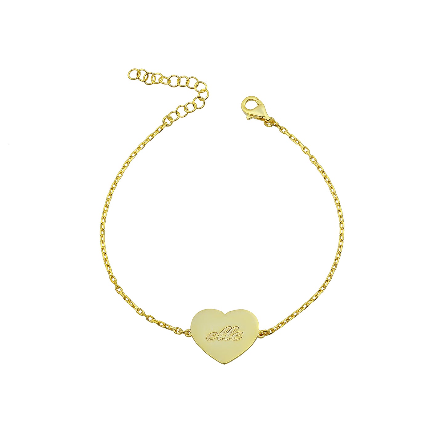 Heart Name Bracelet