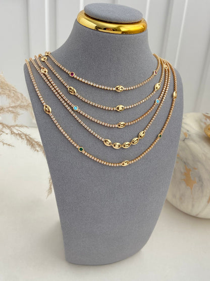 Play Tennis Necklace 002