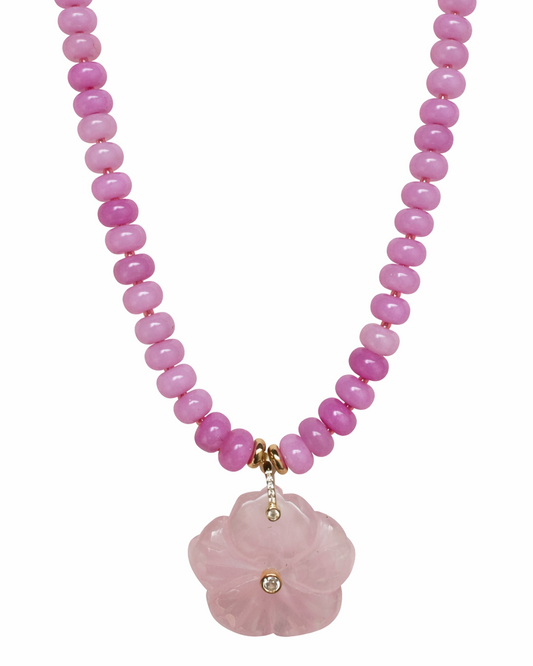 Pink Blossom Necklace