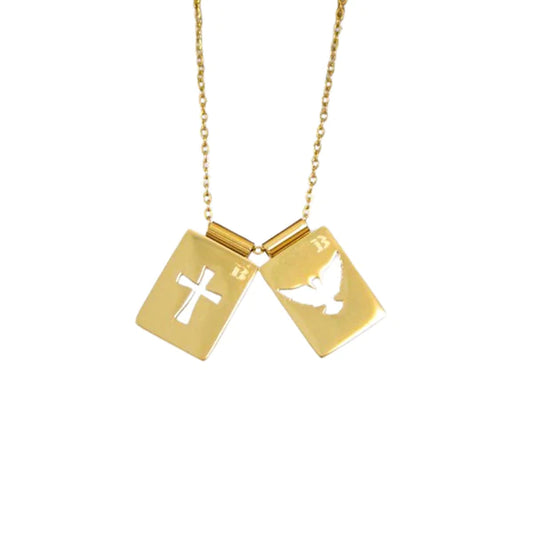 Scapular - Holy Spirit & Cross