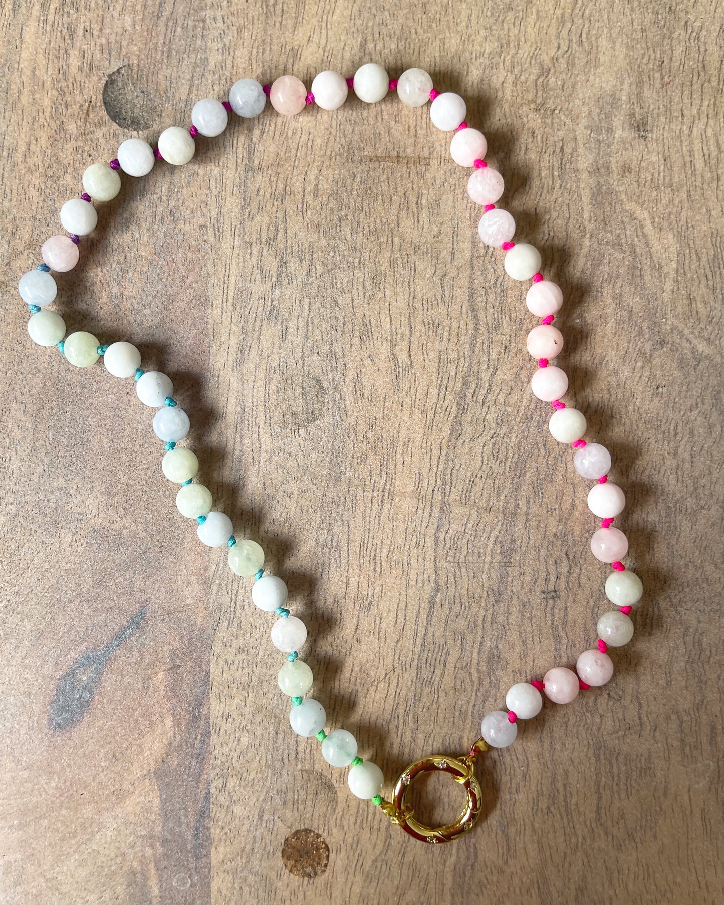 Azure Harvest Clasp Necklace