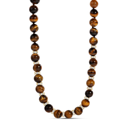 The Tiger Eye Luxe Bead Necklace