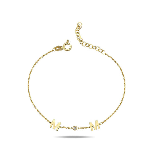 Double Initial Bracelet