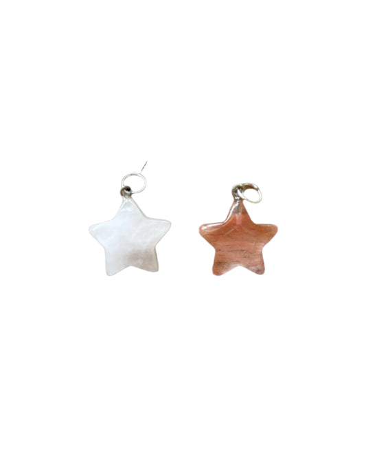 Gemstone Star Charm