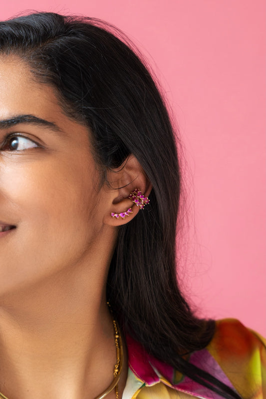 Heart crawler Earring