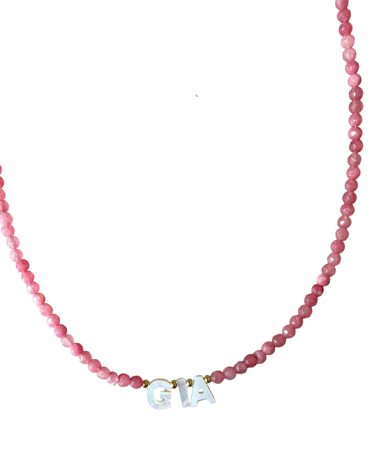 Rosé Name Necklace