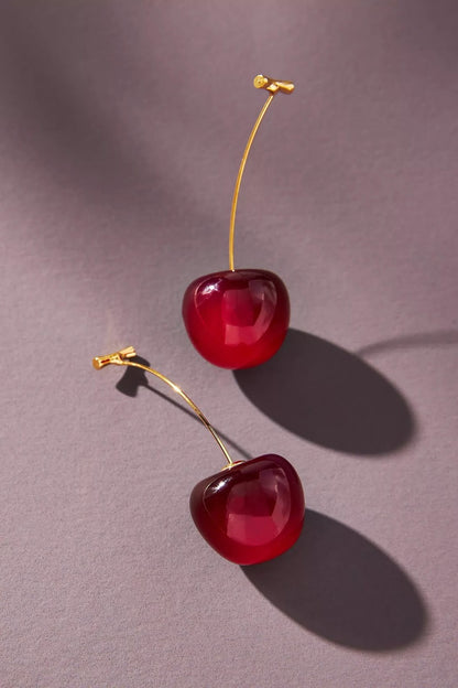 Cherry Stem Earring