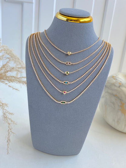 Play Tennis Necklace