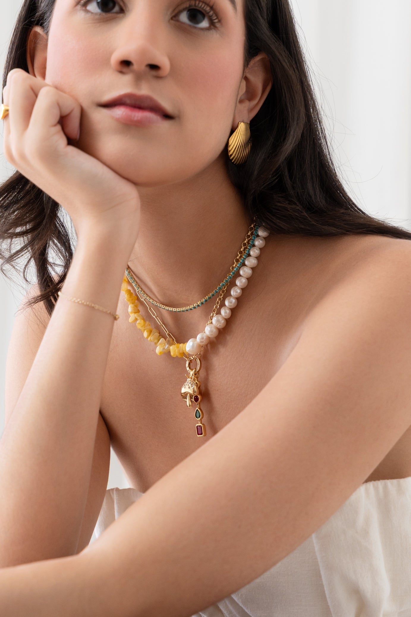 Miti Miti Necklace (citrine)