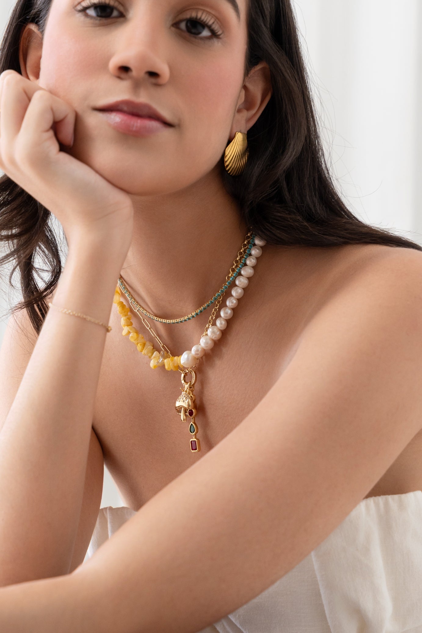Miti Miti Necklace (citrine)