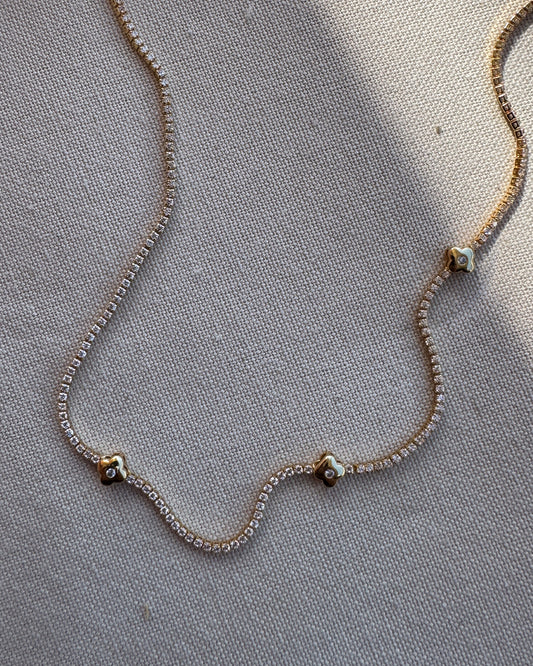 Trébol Tennis Necklace