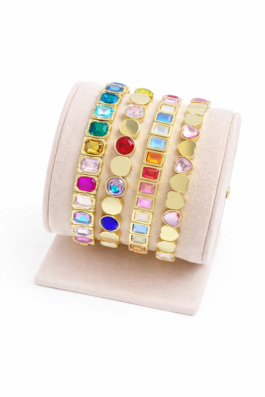 Rainbow Stretchy Bracelets 02