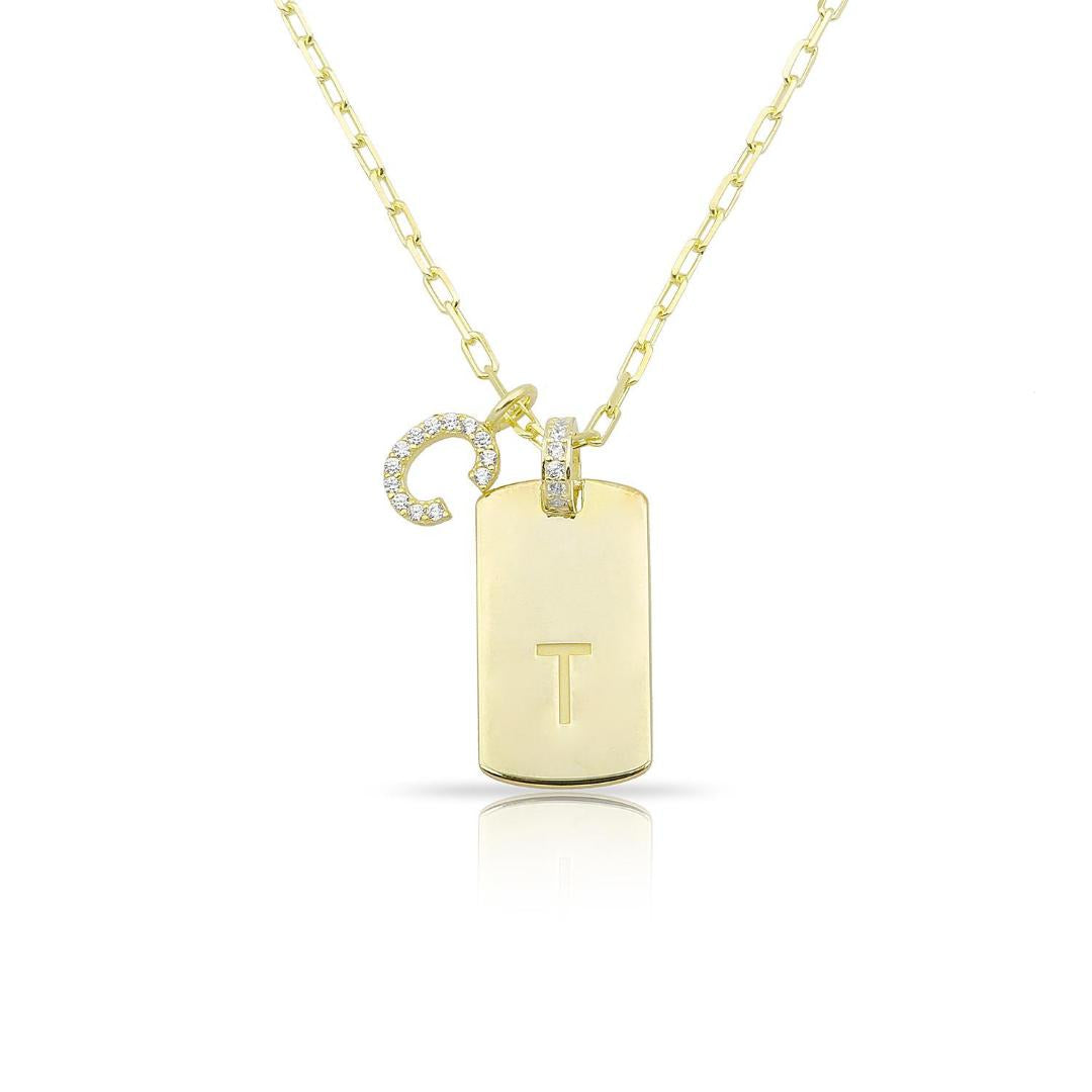 Charm Initials Necklace