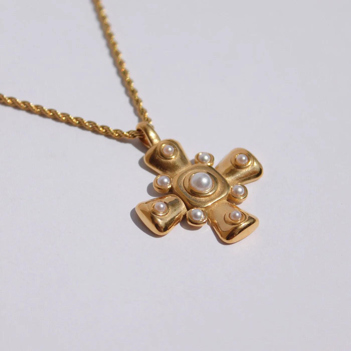 Elena Cross Necklace