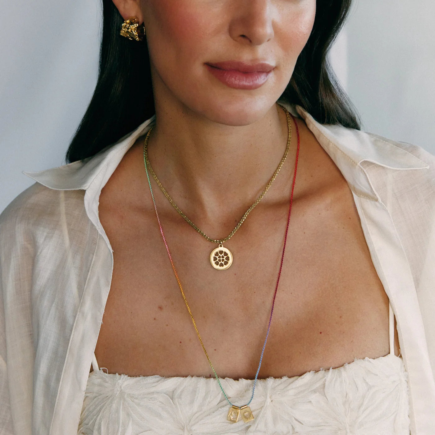 Rainbow Scapular - Gold