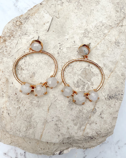 Istanbul Mar Earring (White)