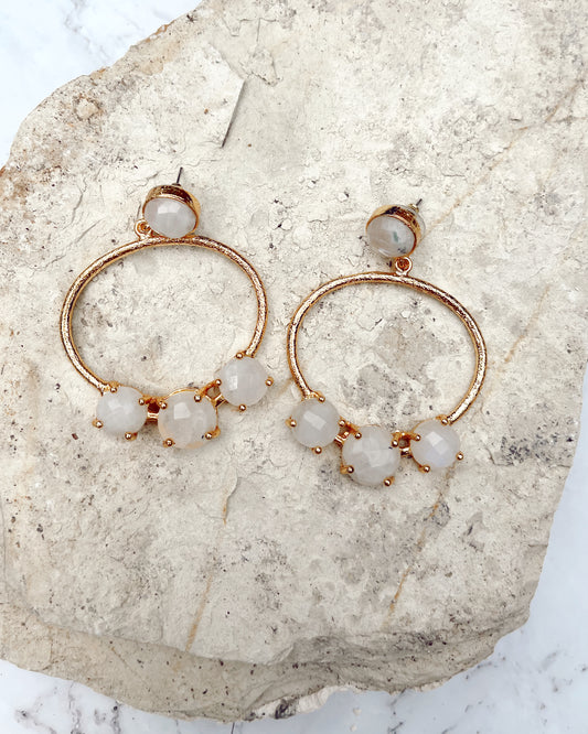 Istanbul Mar Earring (White)