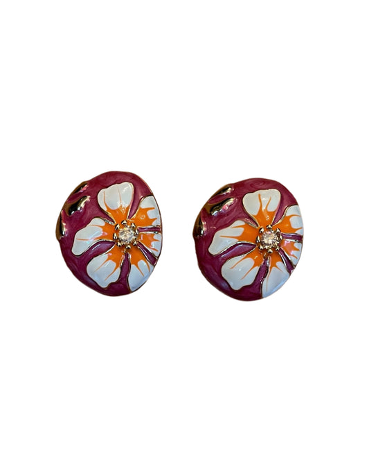 Grace Fucsia Earrings