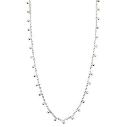 Mia Beaded Choker - Large  Silver