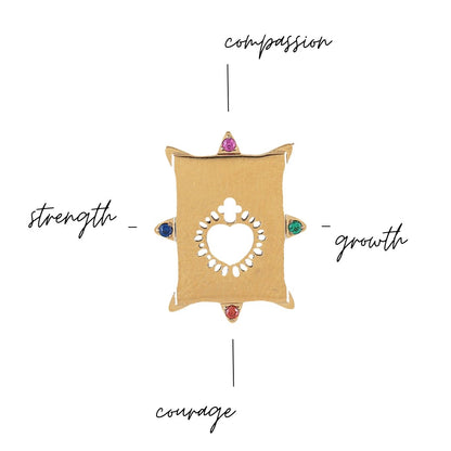 Two Rainbow Layered Scapular