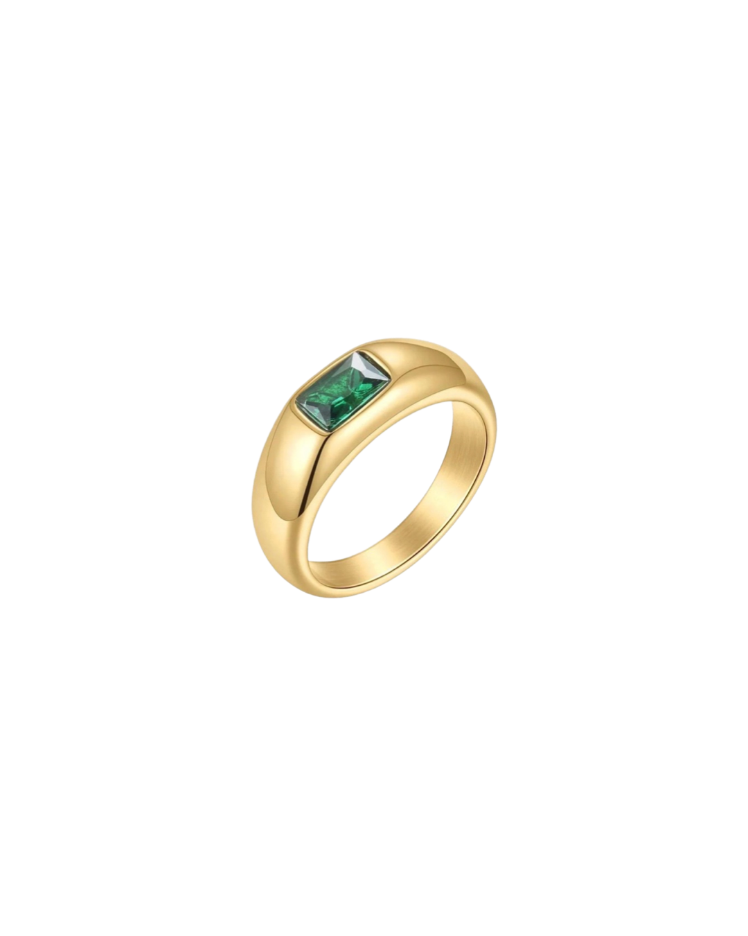 Emerald Statement Ring