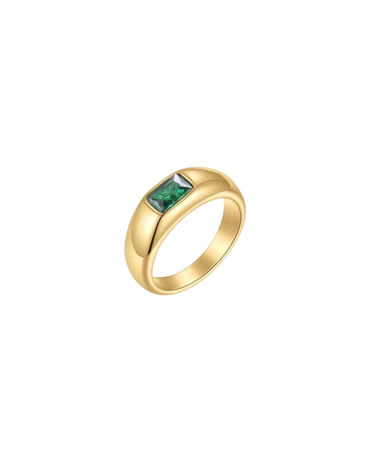 Emerald Statement Ring
