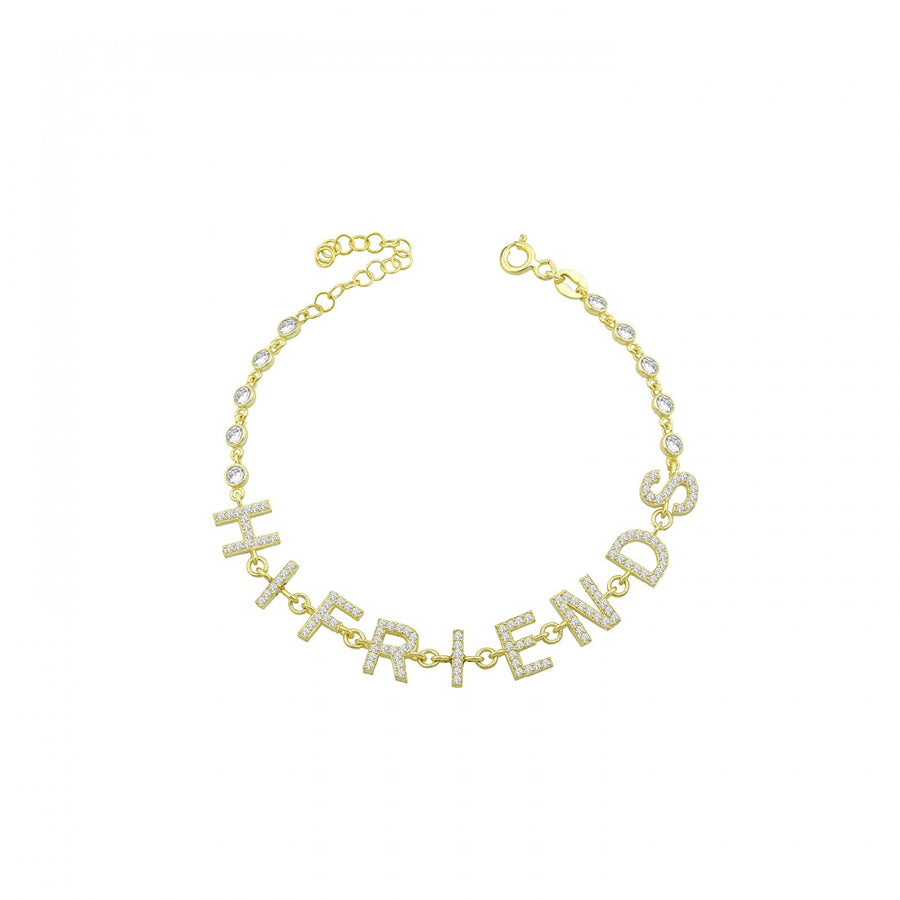 Bezel Name Bracelet