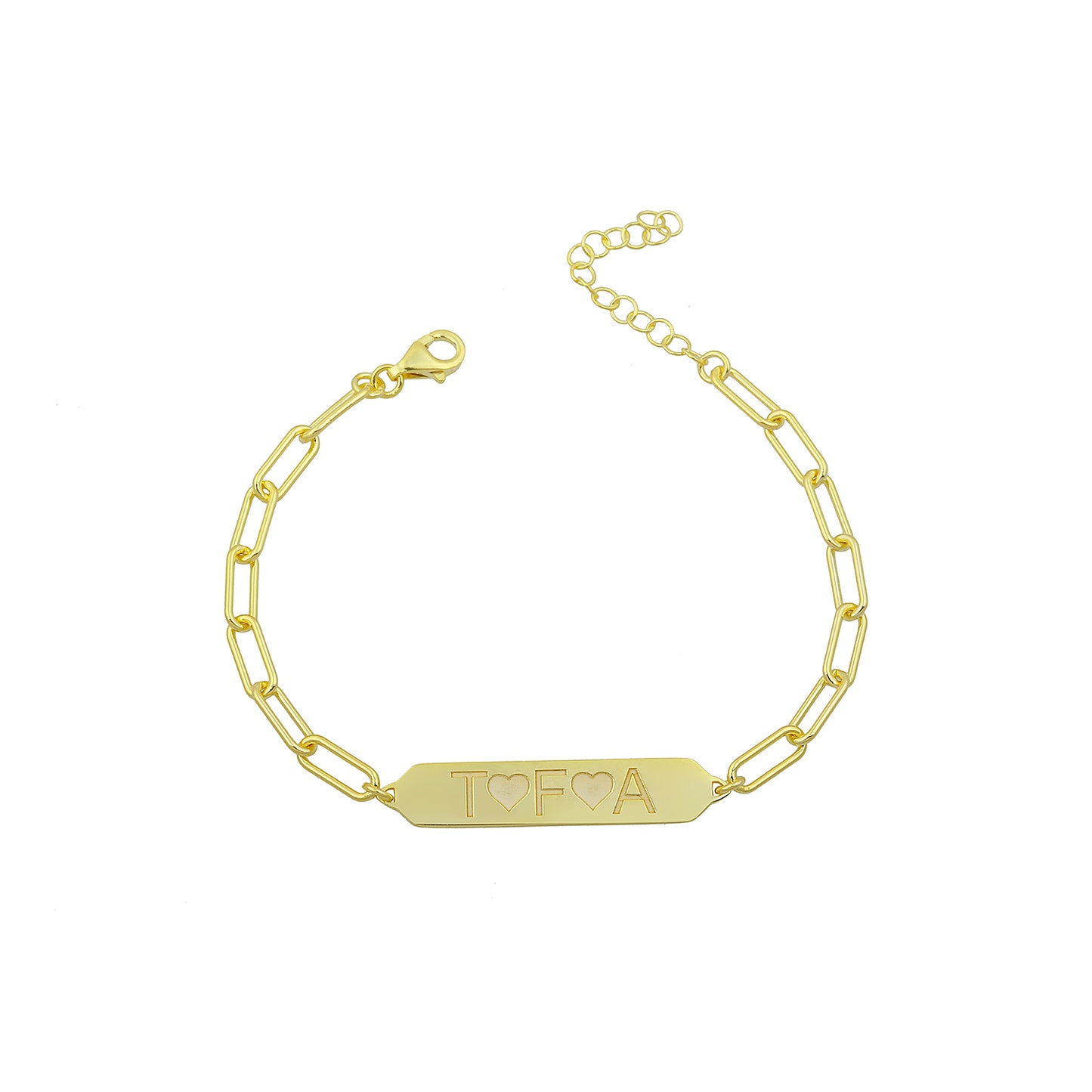 Plate Name Bracelet