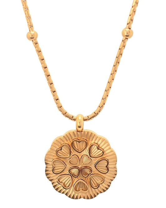 Ave María Heart Necklace