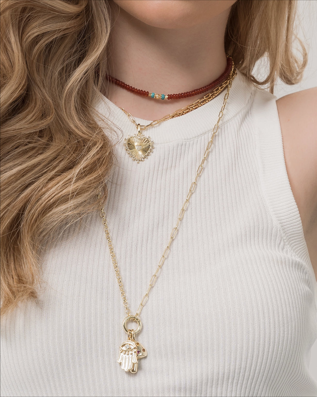 Half Push Clasp Chain