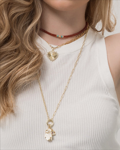 Half Push Clasp Chain